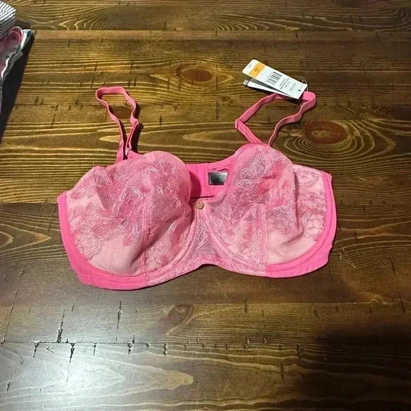 Natori Women's Hot Pink True Decadence Full Figure Underwire Bra Size 32DD NWT - Picture 3 of 4